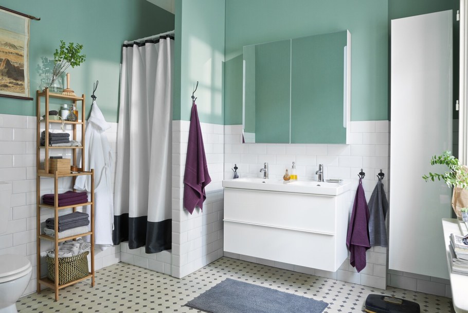 Ванна ГОДМОРГОН икеа в интерьере