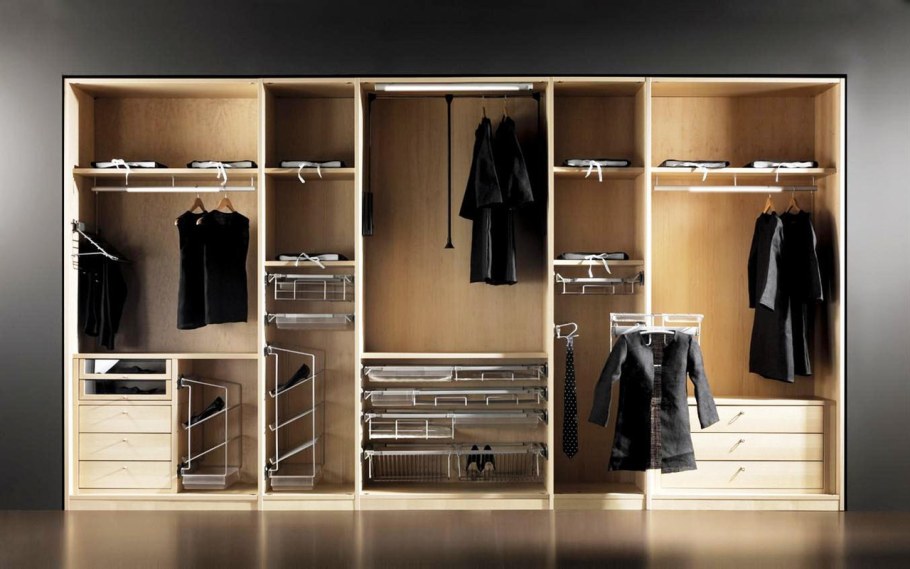 Наполнение большого шкафа