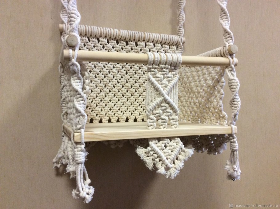 Вязаный органайзер для мелочей