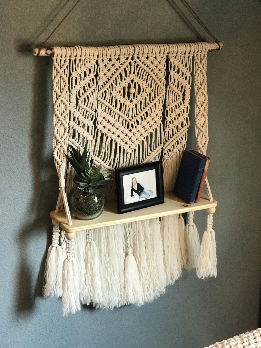 Полочка макраме