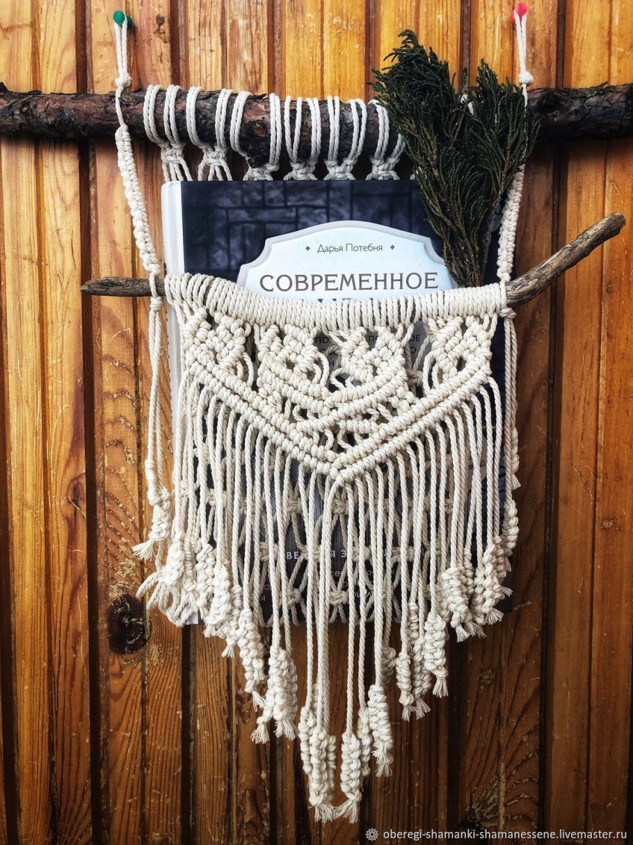 Оригинальные изделия из макраме