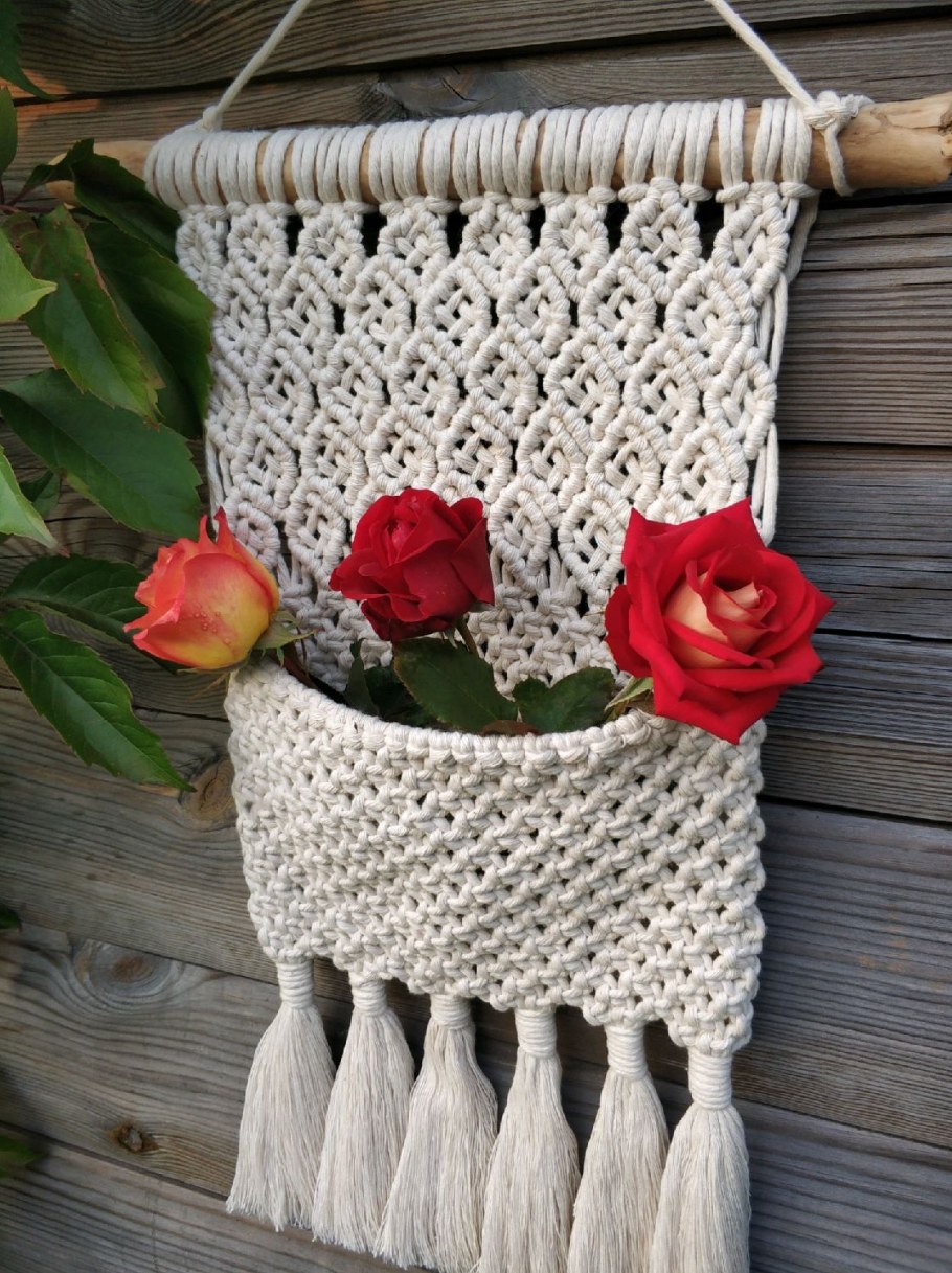 Макраме для расчесок