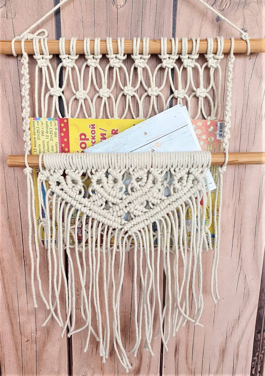 Макраме календарница