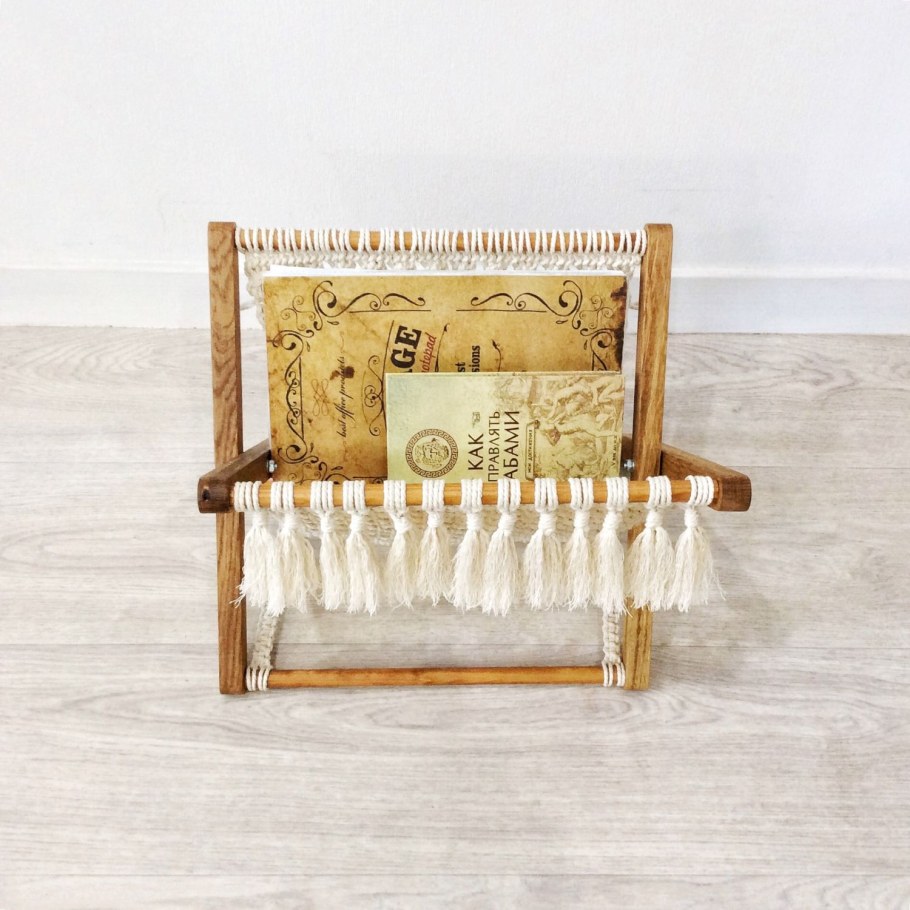 Деревянный гамак для дачи