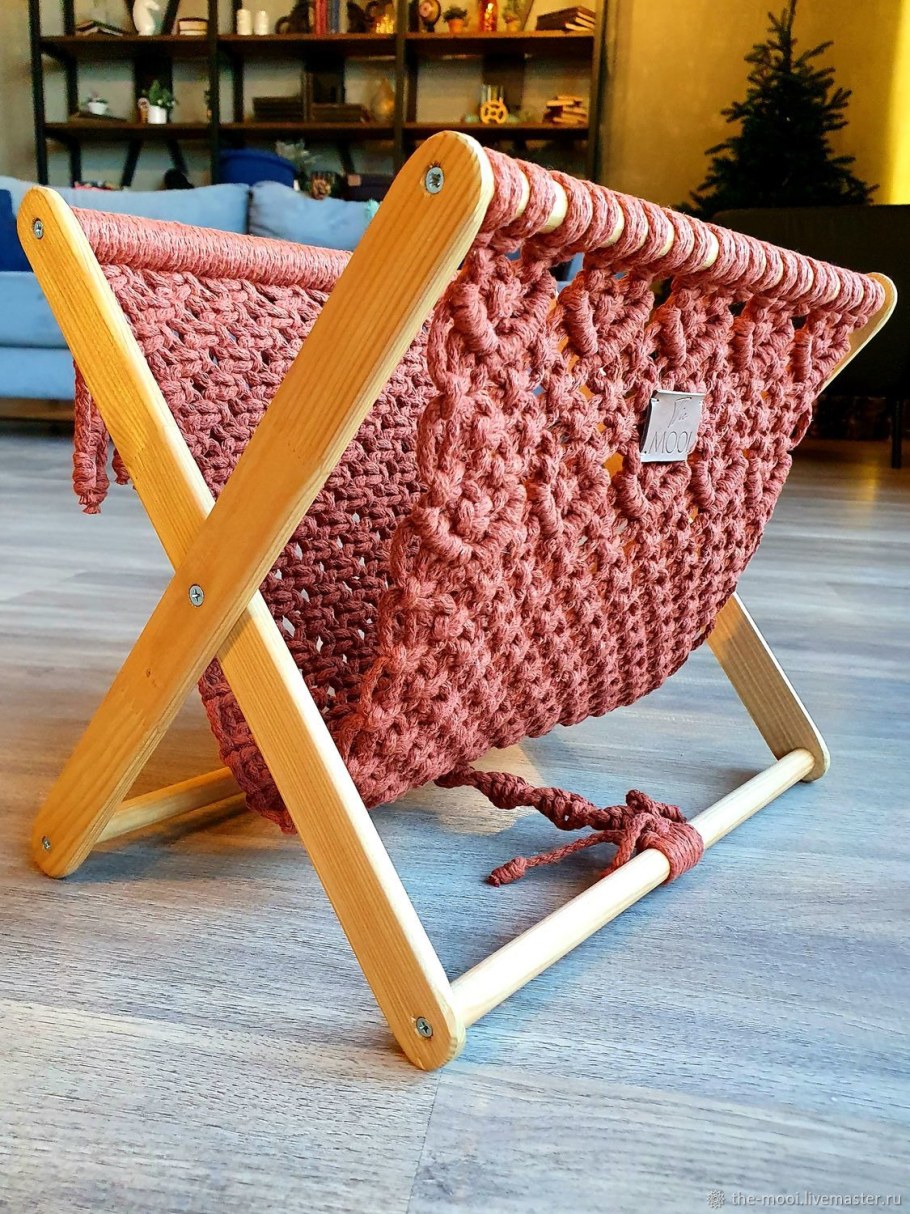 Карман макраме