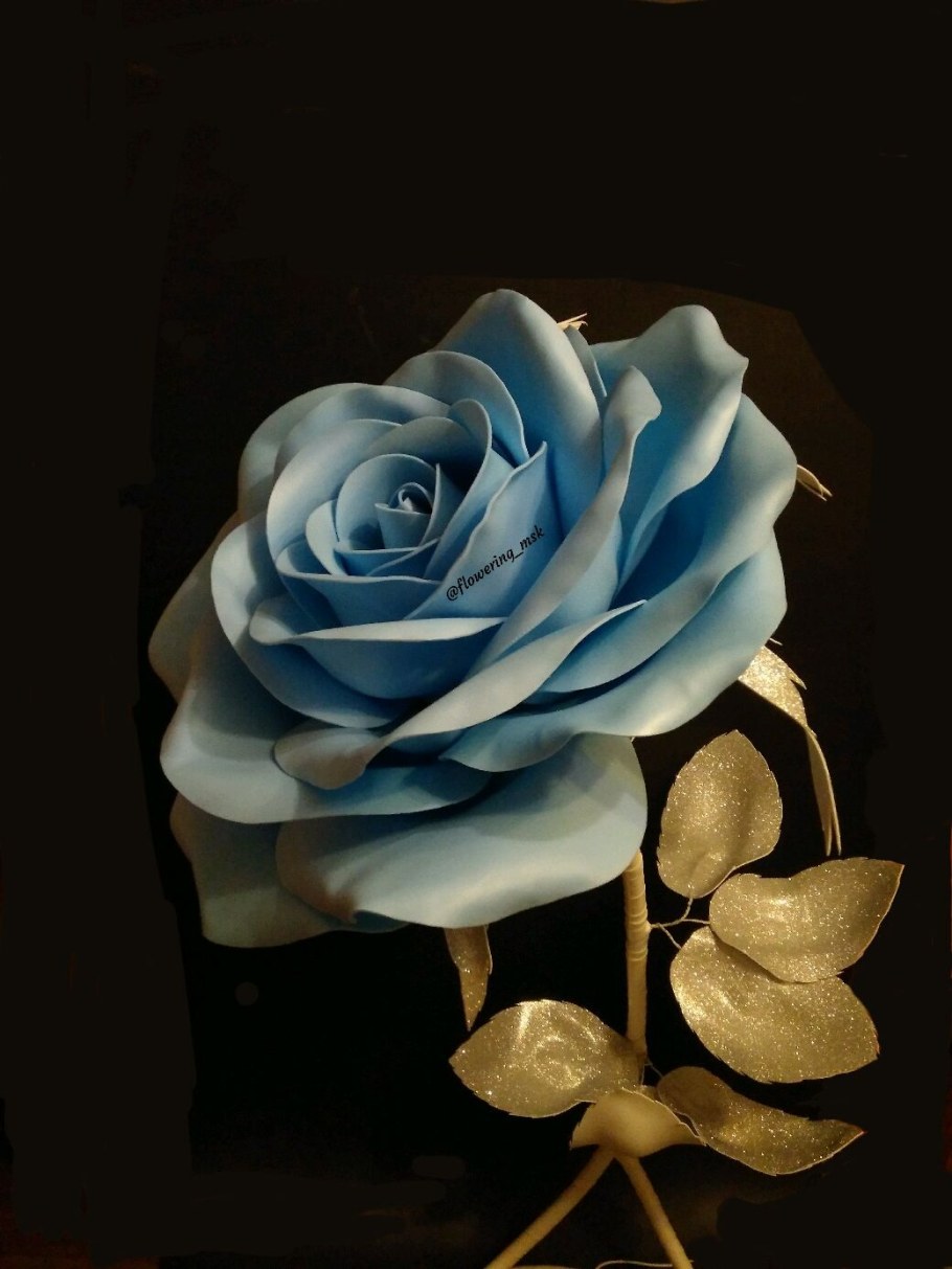 Торшер роза изолон