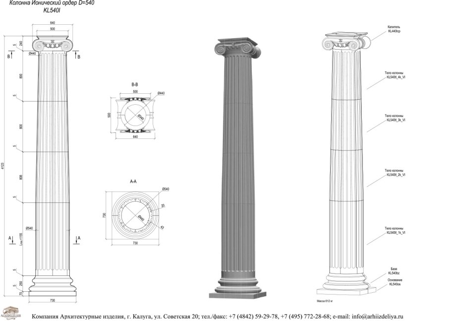 Колонна тосканского ордера