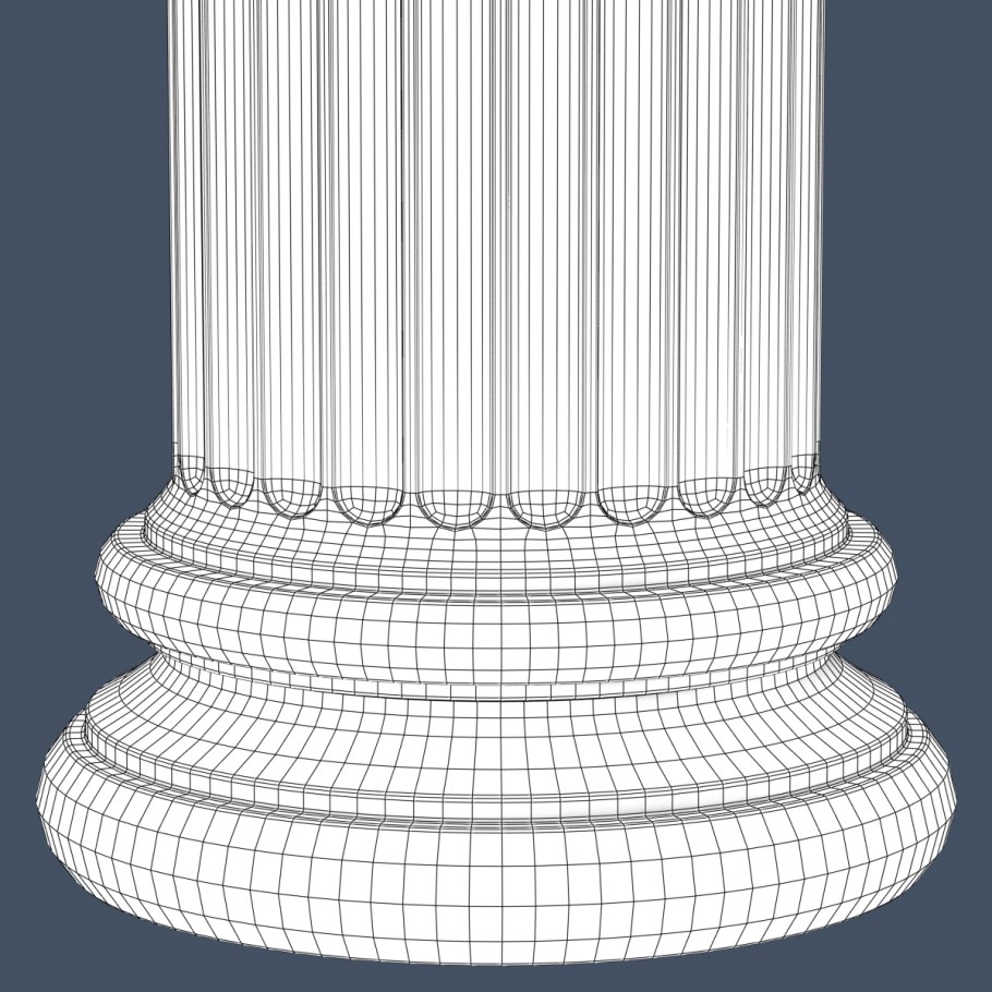 3d модель колонны DD-002r