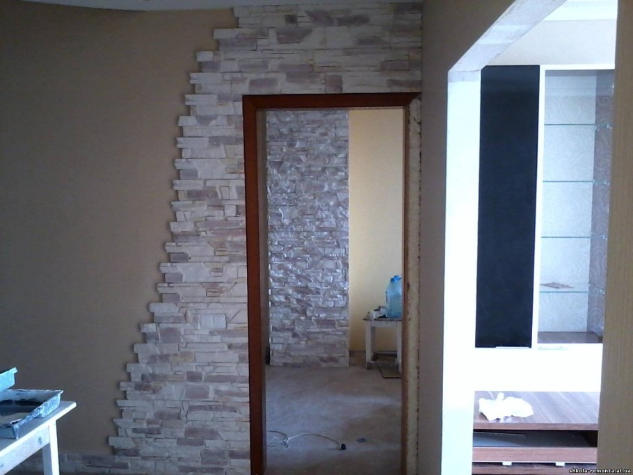 Отделка дверного проема