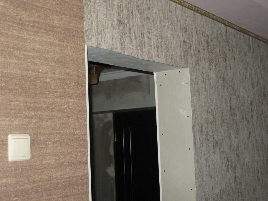 Отделка проема