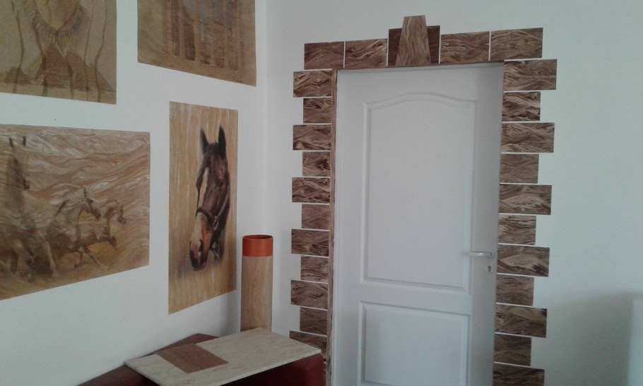 Панель ПВХ "сланец натуральный" 980x498мм