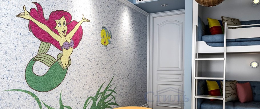 Жидкие обои в интерьере