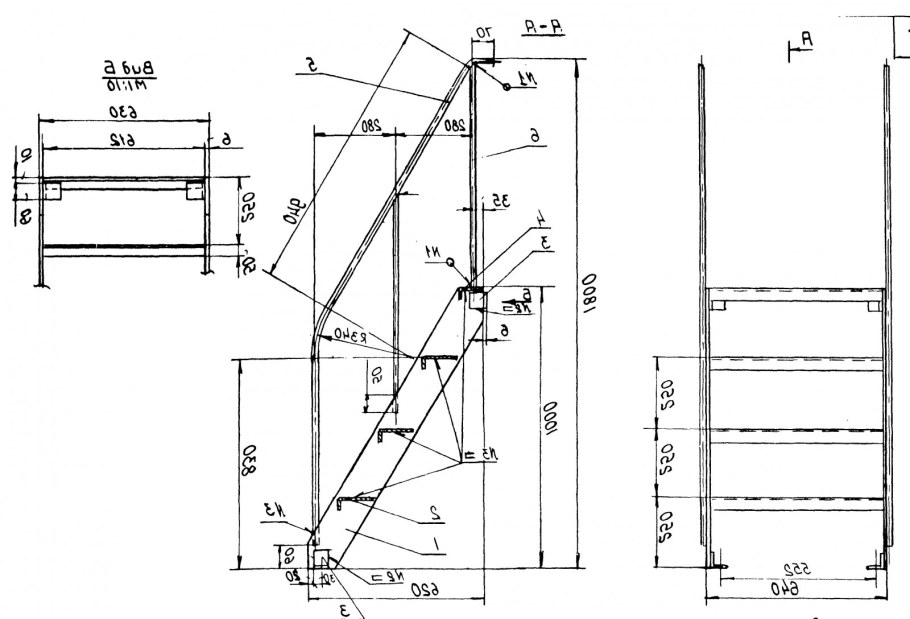 Лестница 1.159.2-кр-1-02