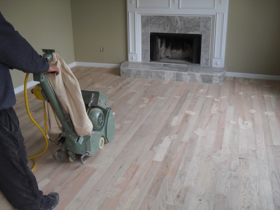 Отшлифованный паркет