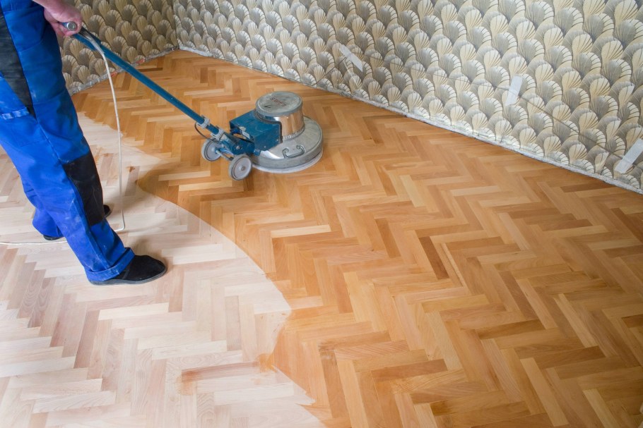 Циклевание дощатого пола