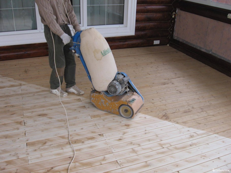 Циклевка деревянного дощатого пола