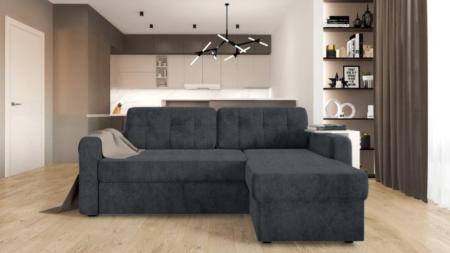 Диван Loko Arbus Peat с широкими подлокотниками