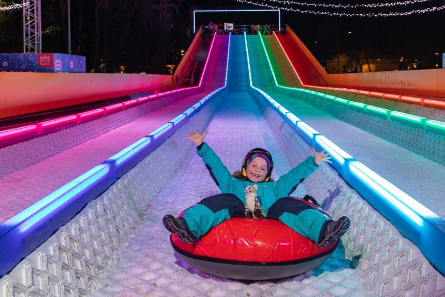 Тюбинговая горка на ВДНХ