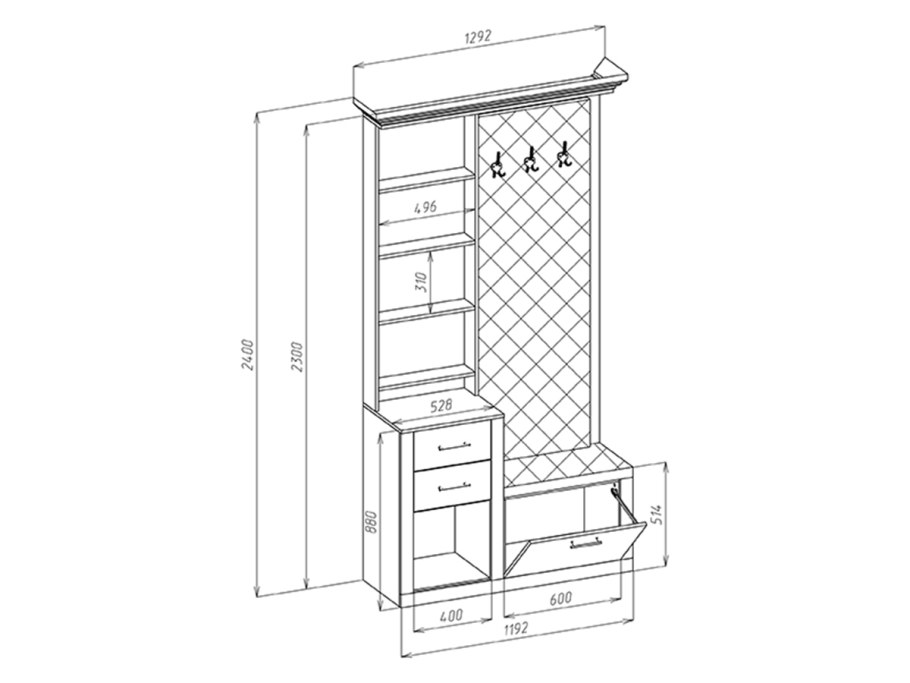 Прихожая Чарли Лайт 3