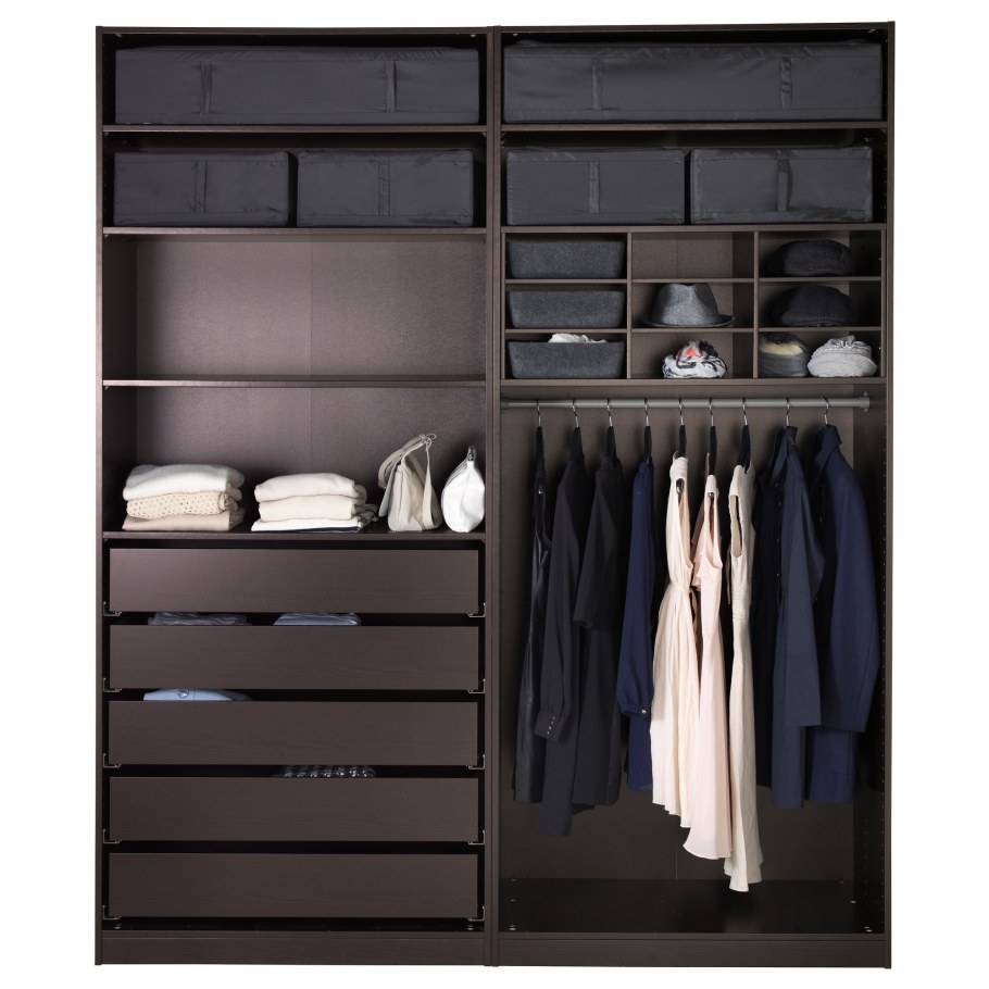 ПАКС гардероб белый ФОРСАНД белый 150x60x236 см