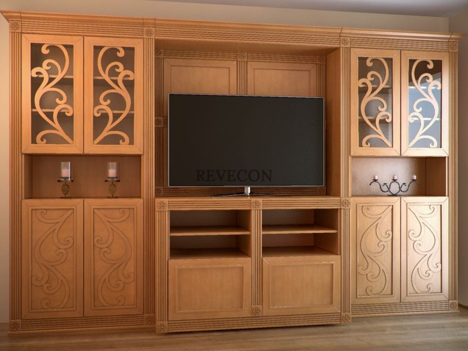 Стенки из массива дерева