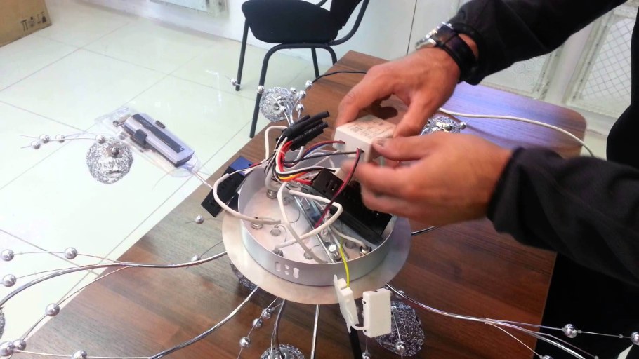 Сборка люстры