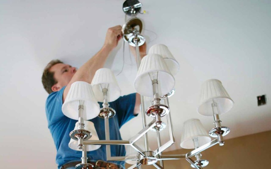 Электрик люстра