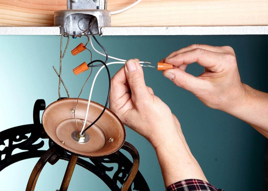 Сборка люстры