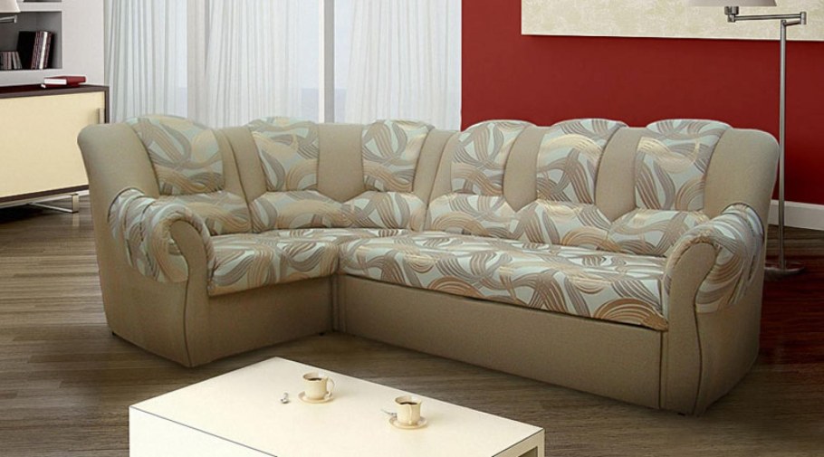 Диван Орегон массив бука, ткань Roissy 05, длина 180 см