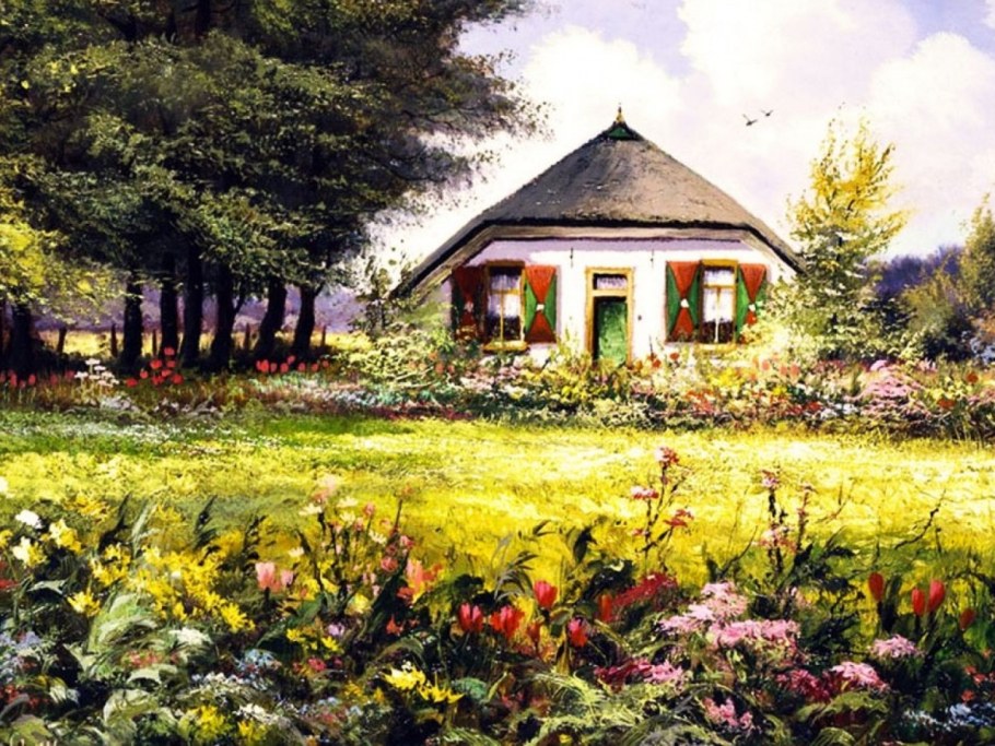 Сельские пейзажи художника Reint Withaar