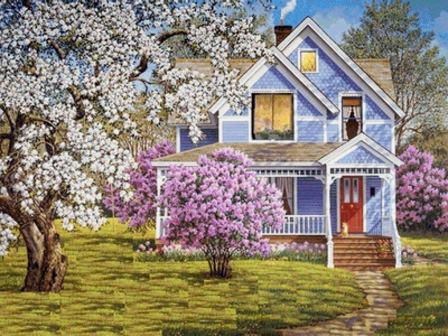 Весенний домик