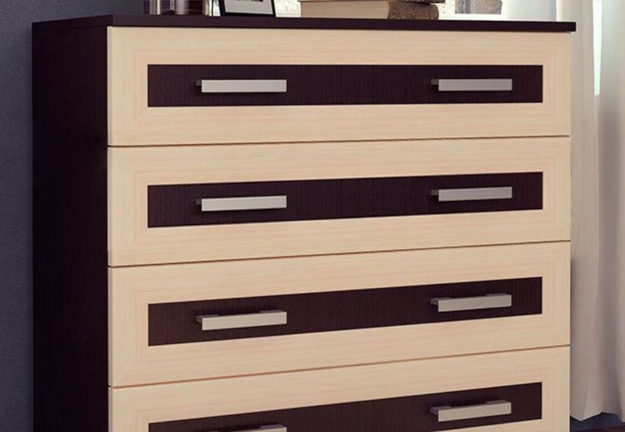 Комод Грация венге дуб беленый