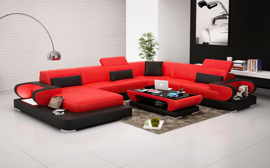 Leather Corner Sofa