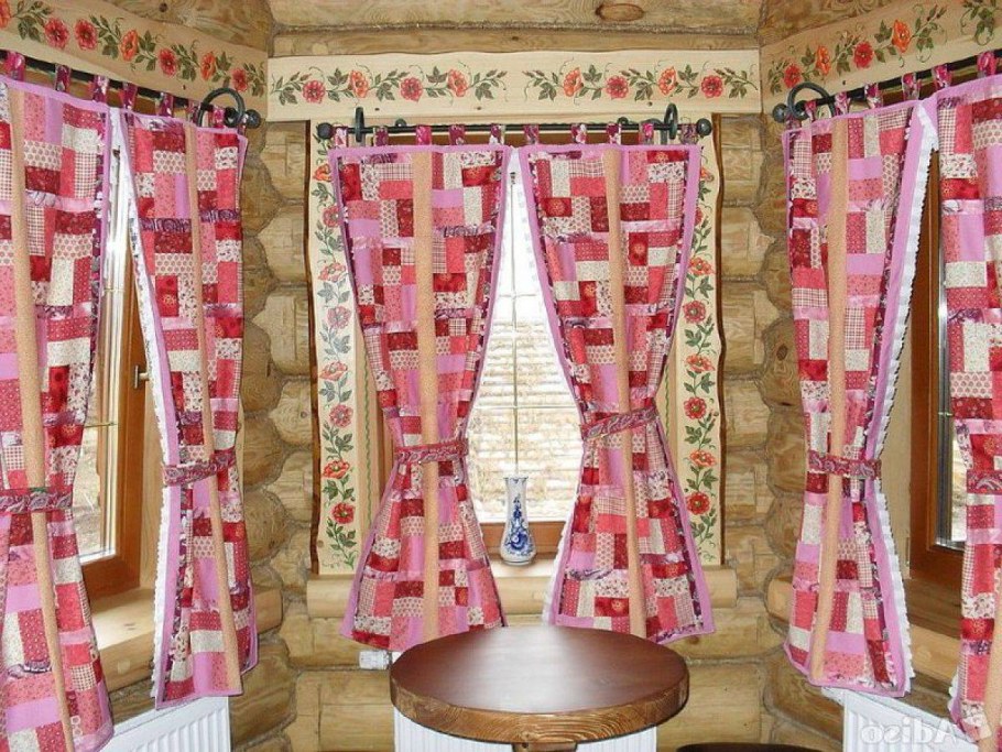 Шторы пэчворк