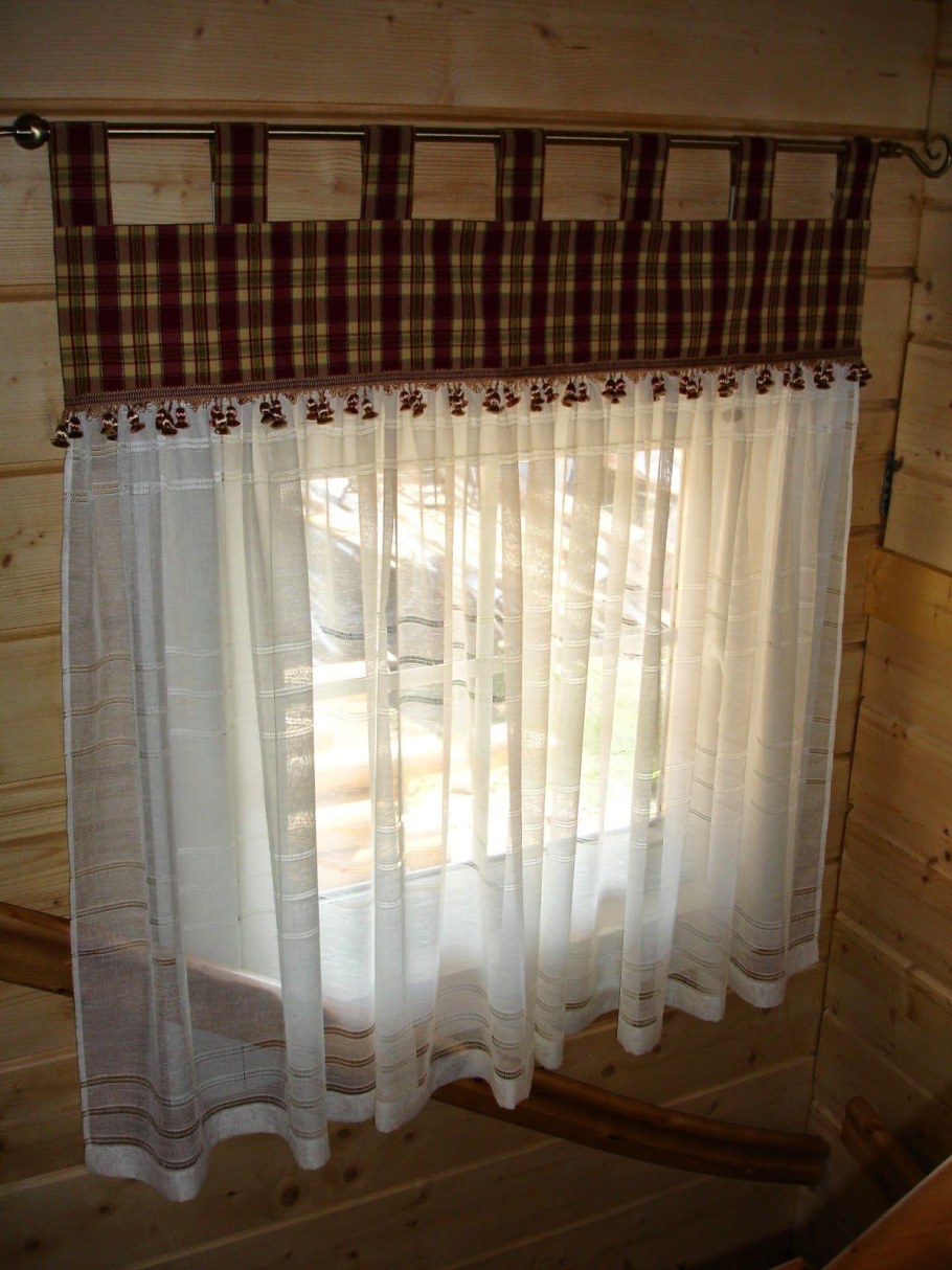 Шторы в деревенском стиле