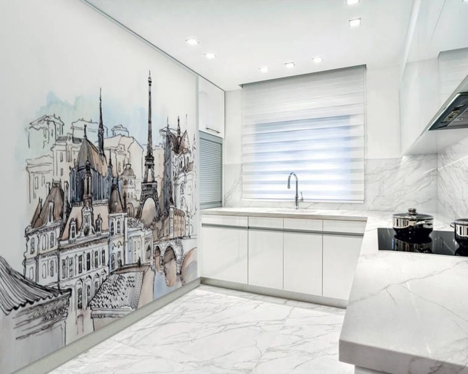 Фотообои лес в интерьере