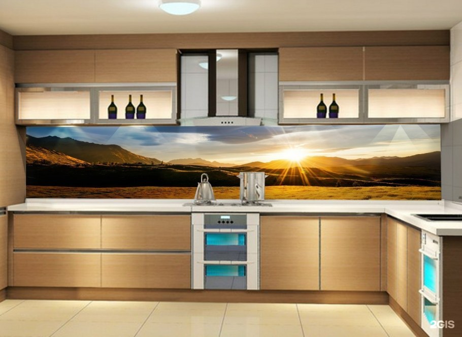 Кухонный фартук с фотопечатью