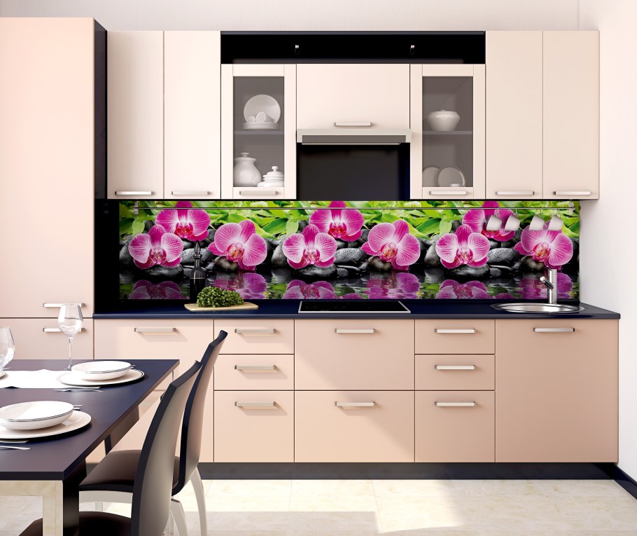 Фартук ПВХ 3000*600 Орхидея (АВС)