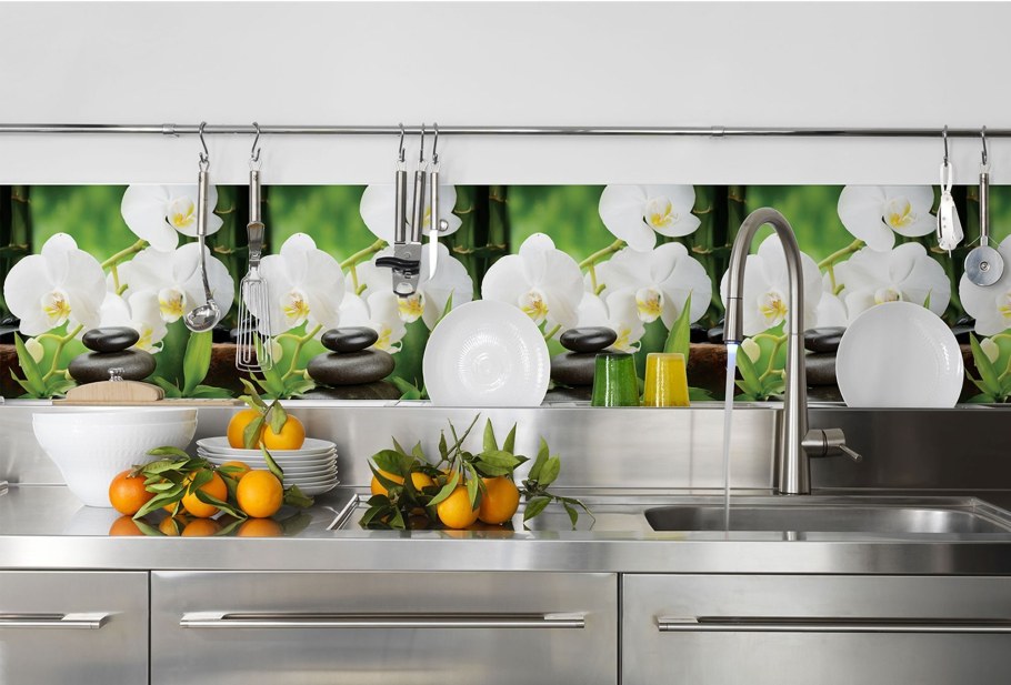 Фартук для кухни из пластика