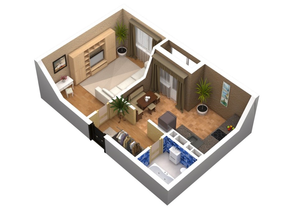 3д планировка квартиры