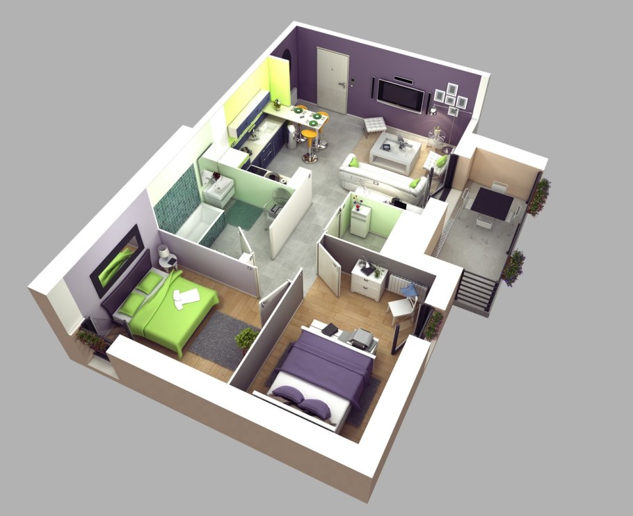 Floorplan 3d проекты