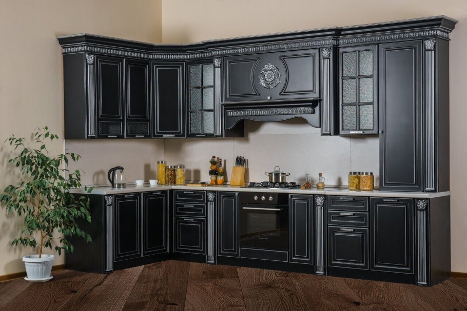 Кухня Валенсия угловая 3.60 1.75 Киргу