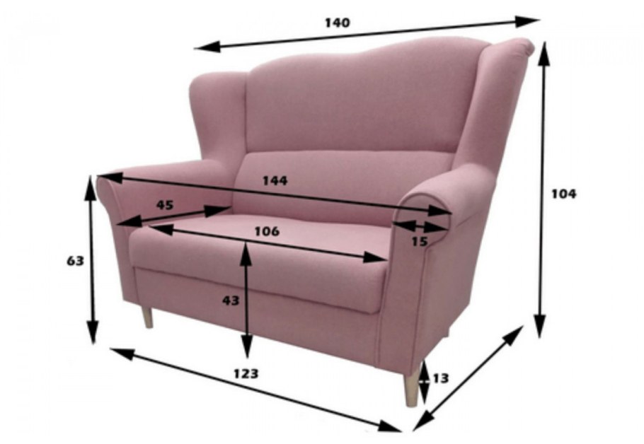 Диван высота спинки стандарт