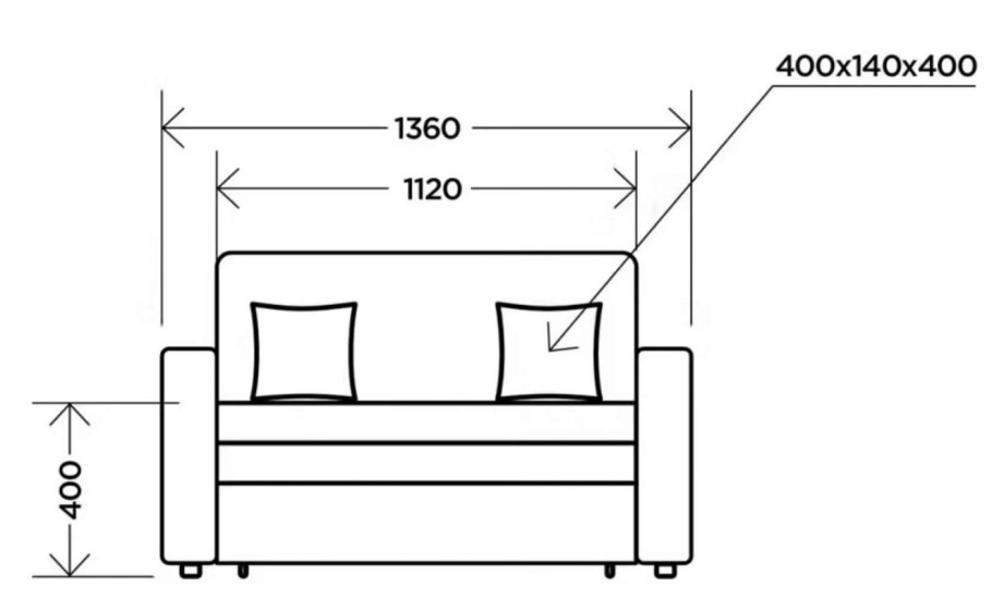 Аскона диван Локо 150
