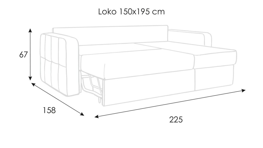 Софа комфорт 120x55x