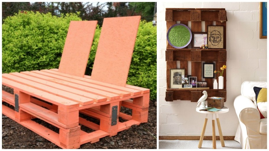 Дачный столик из поддонов