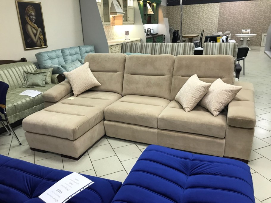 Диван книжка с креслом и пуфом