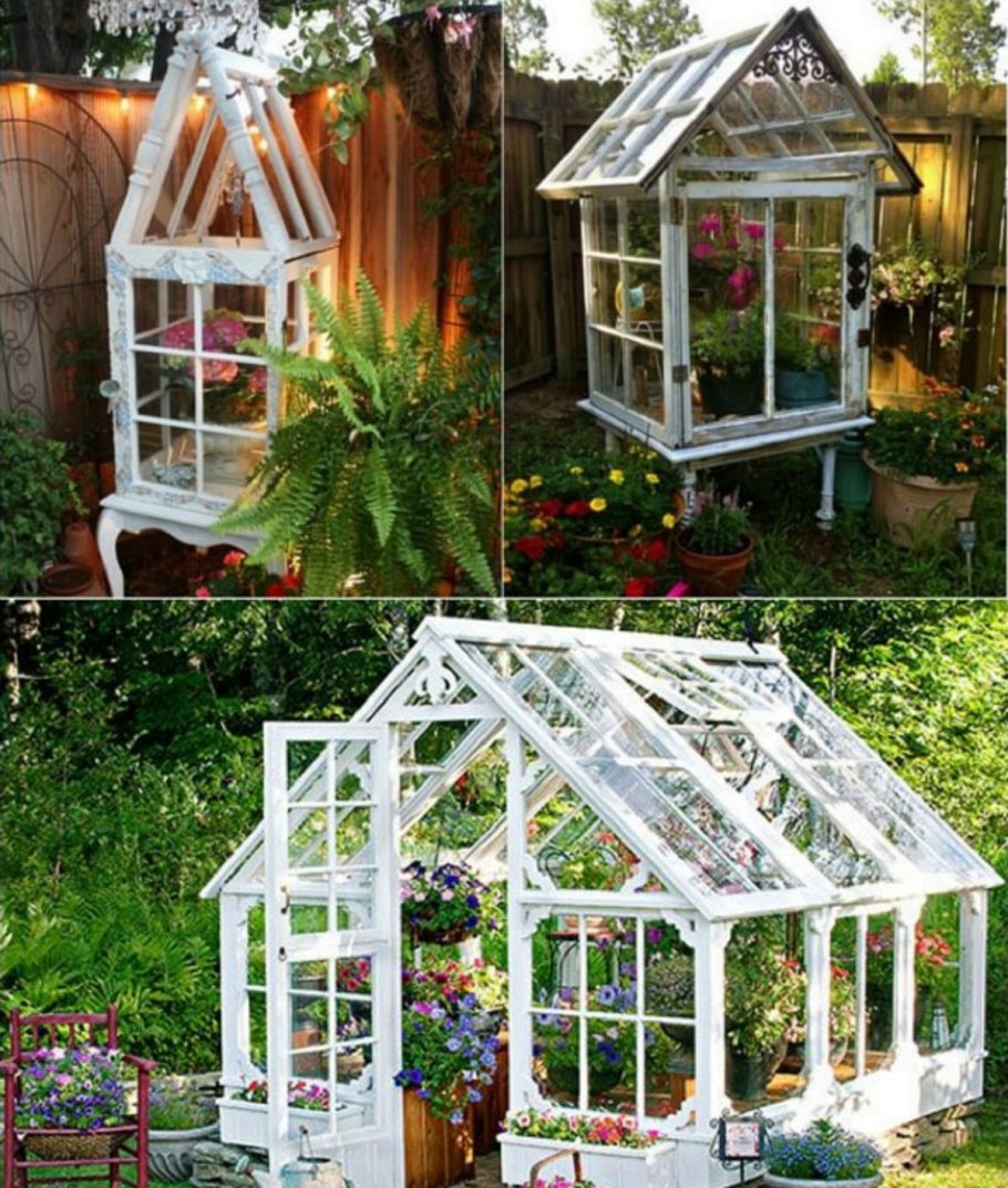 Парник из оконных рам