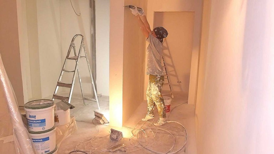 Шпаклевка стен в квартире