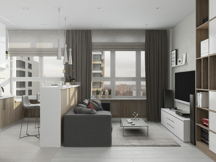 Потолки в евродвушке